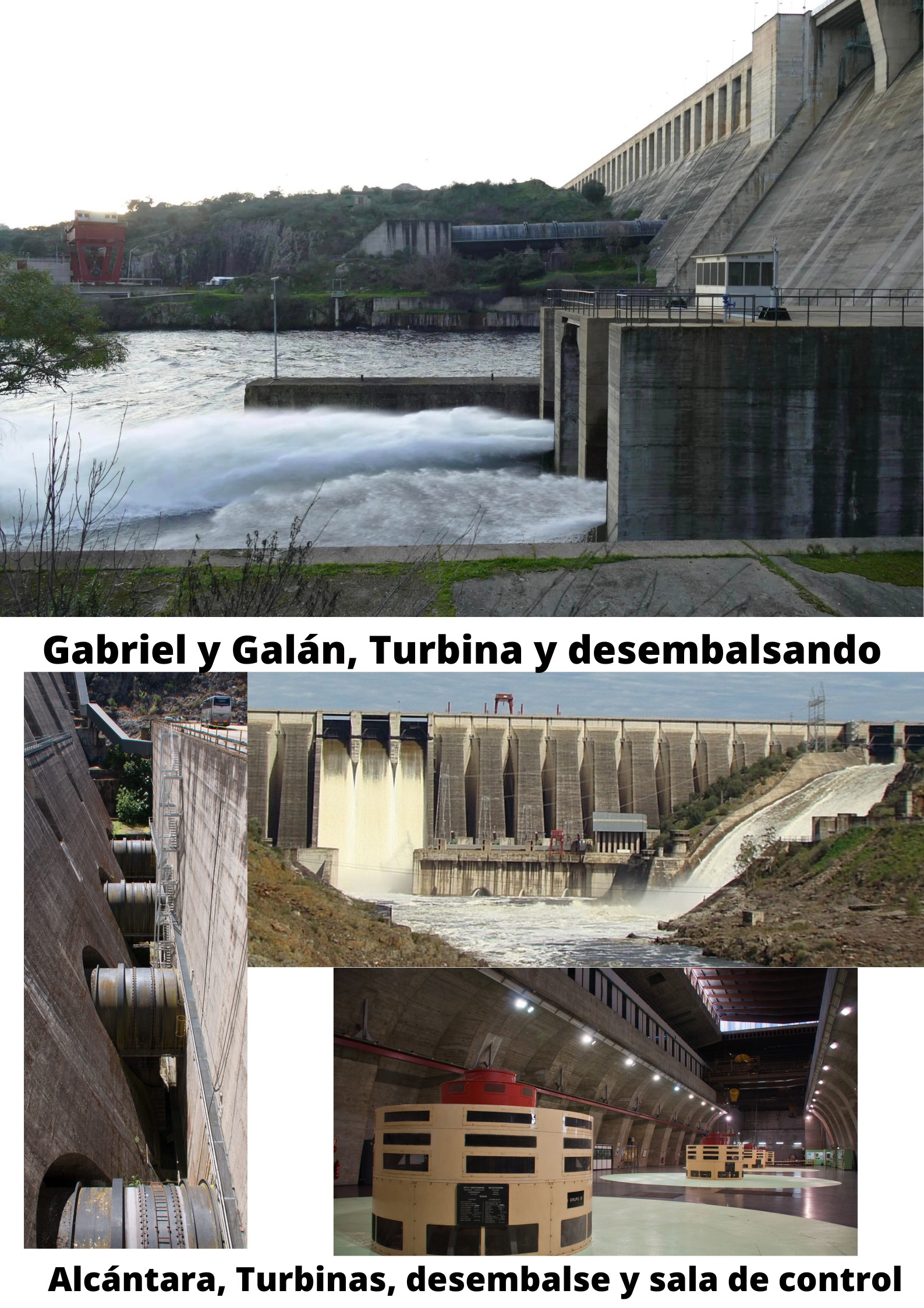 Rio Alagón, abastece a la presa Gabriel y Galán y la de Alcántara junto con el rio Tajo