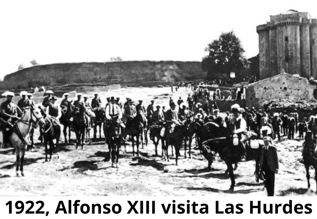 Granadilla: 1922, Alfonso XIII de visita Las Hurdes