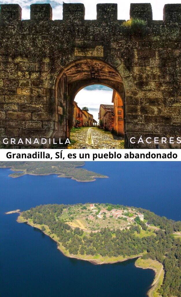 Granadilla, SÍ, es un pueblo abandonado