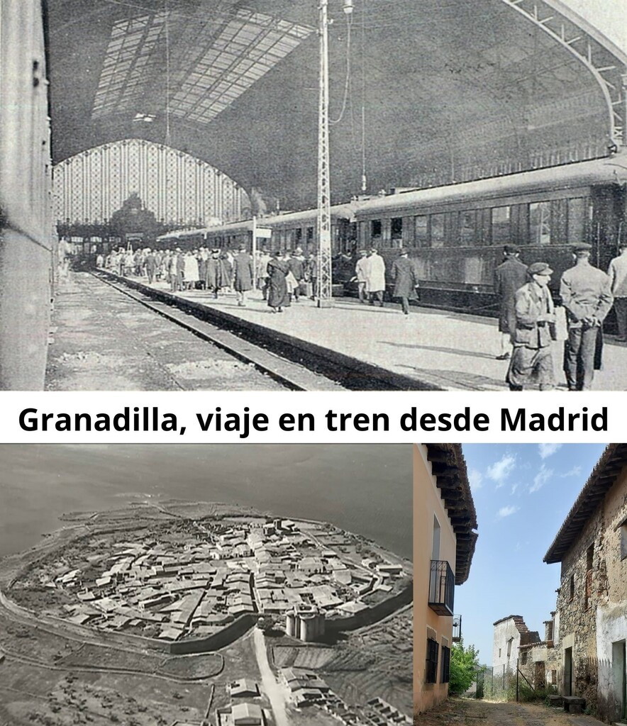 Granadilla, viaje en tren desde Madrid
