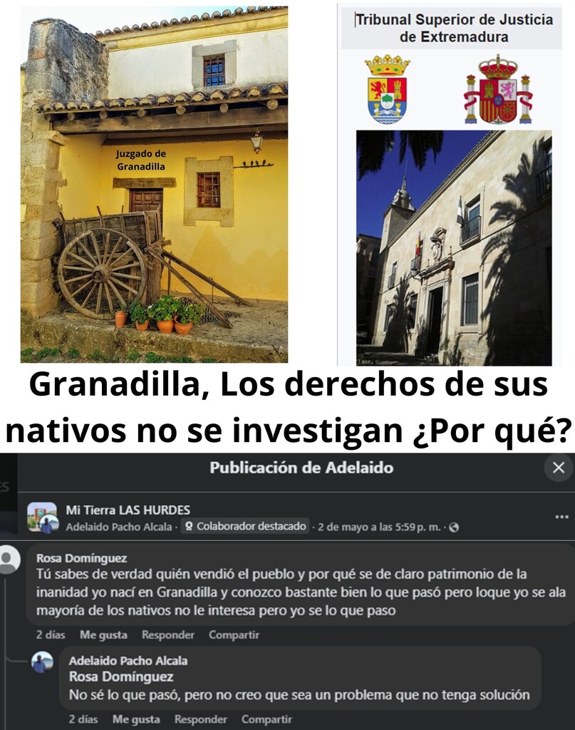 Granadilla, Los derechos de sus nativos no se investigan ¿Por qué?