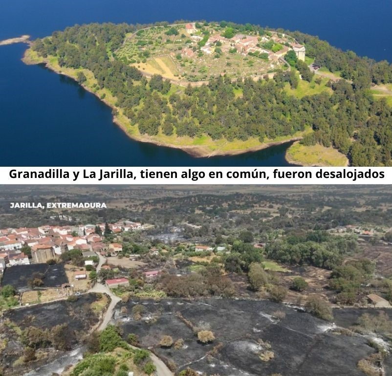 Granadilla y La Jarilla, tienen algo en común, fueron desalojados