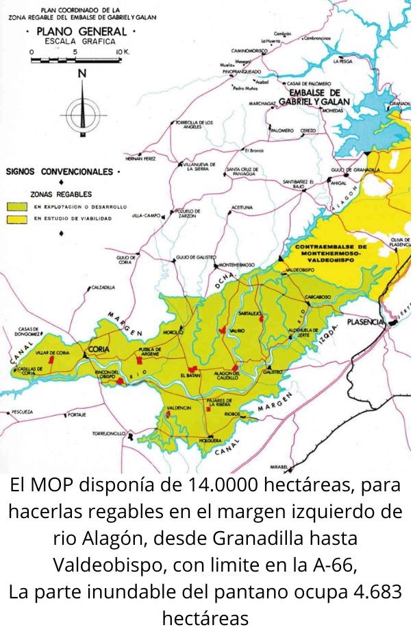 Granadilla, nueva zona regable